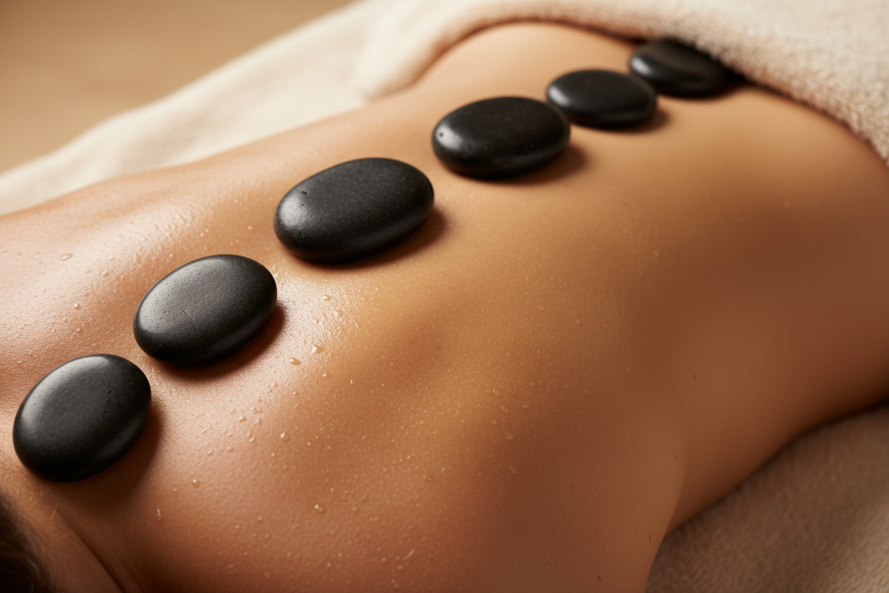 Hot Stone Massage at SolSpa Kingston: Deep Therapeutic Recovery
