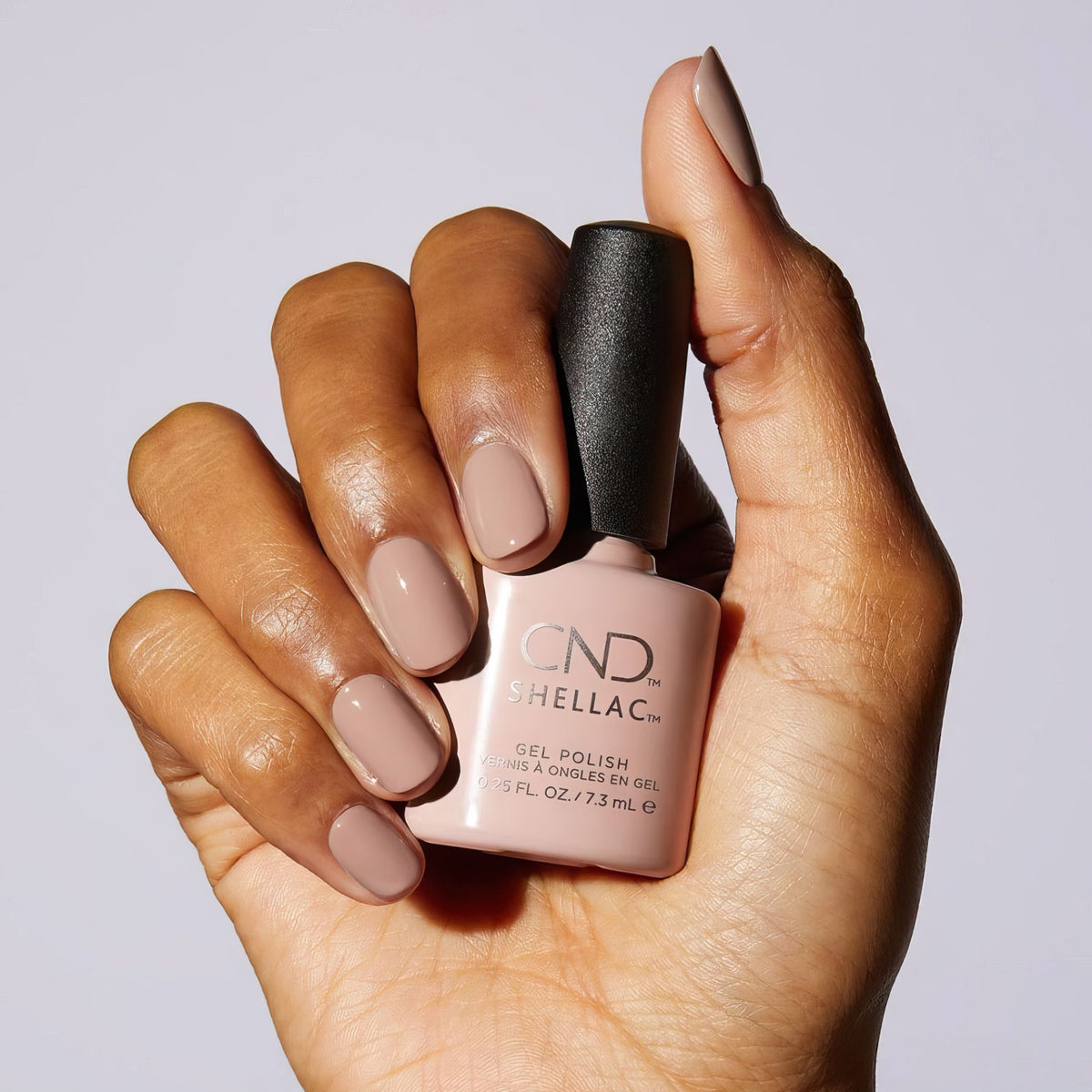 CND Shellac polish application at Sol Spa
